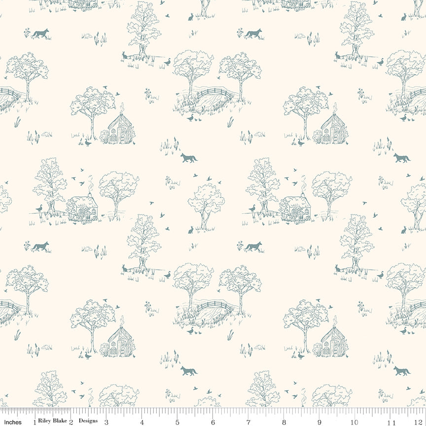Hedgerow Haven Toile Cream