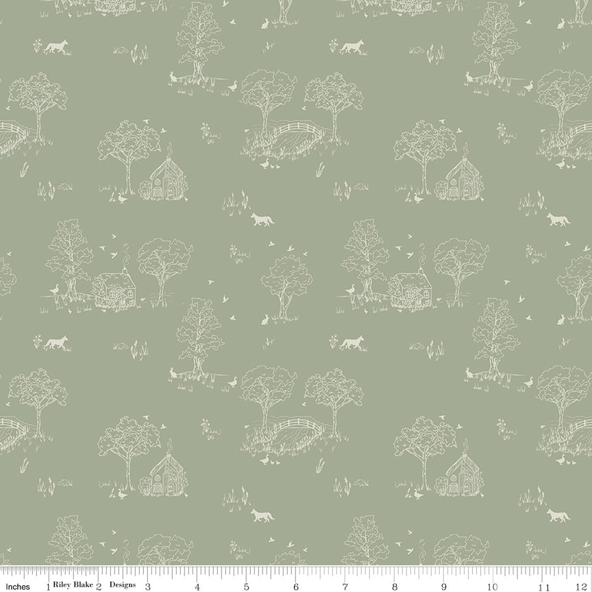 Hedgerow Haven Toile Meadow