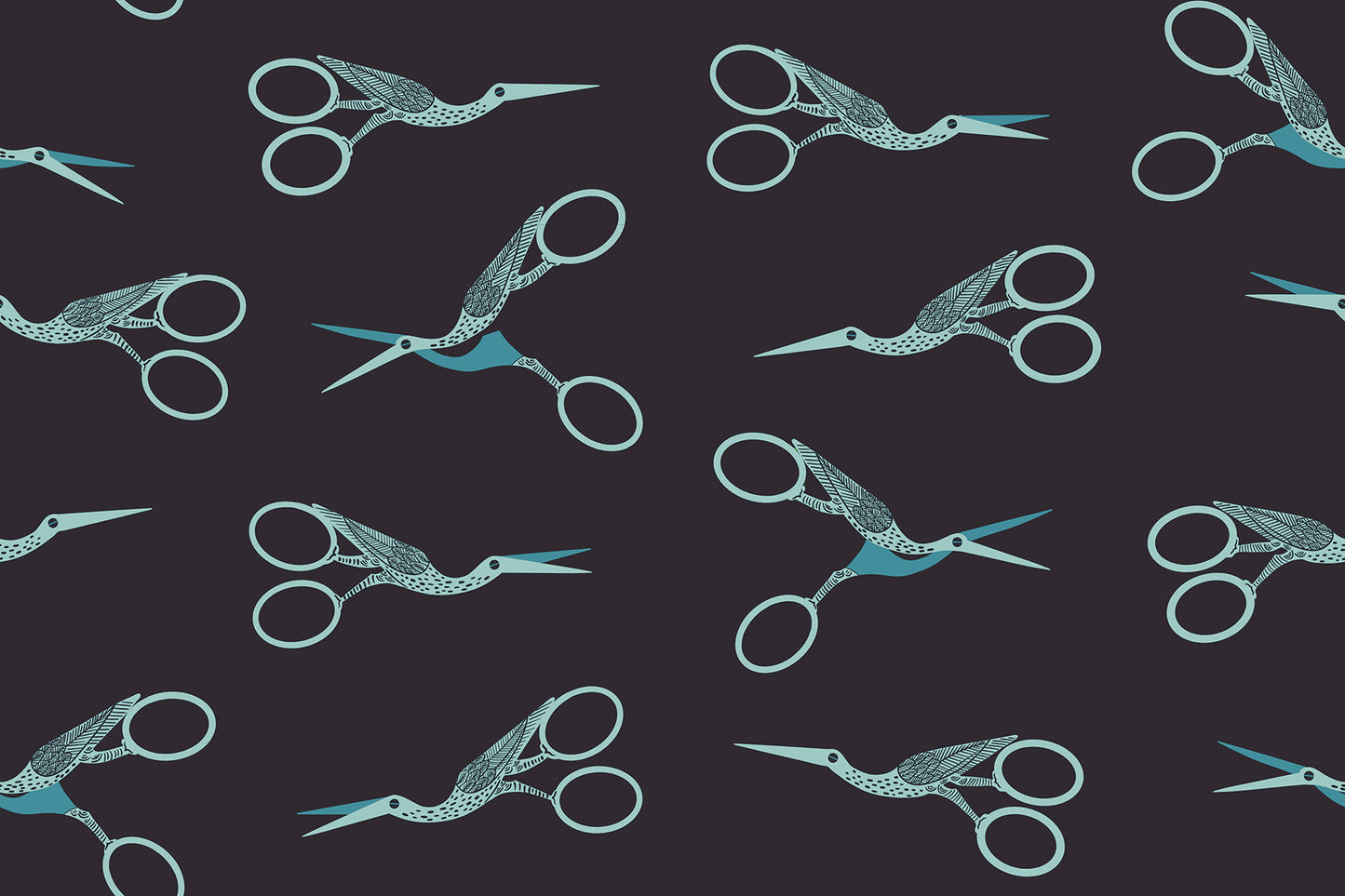 PRE-ORDER Stork Scissors Soft Black