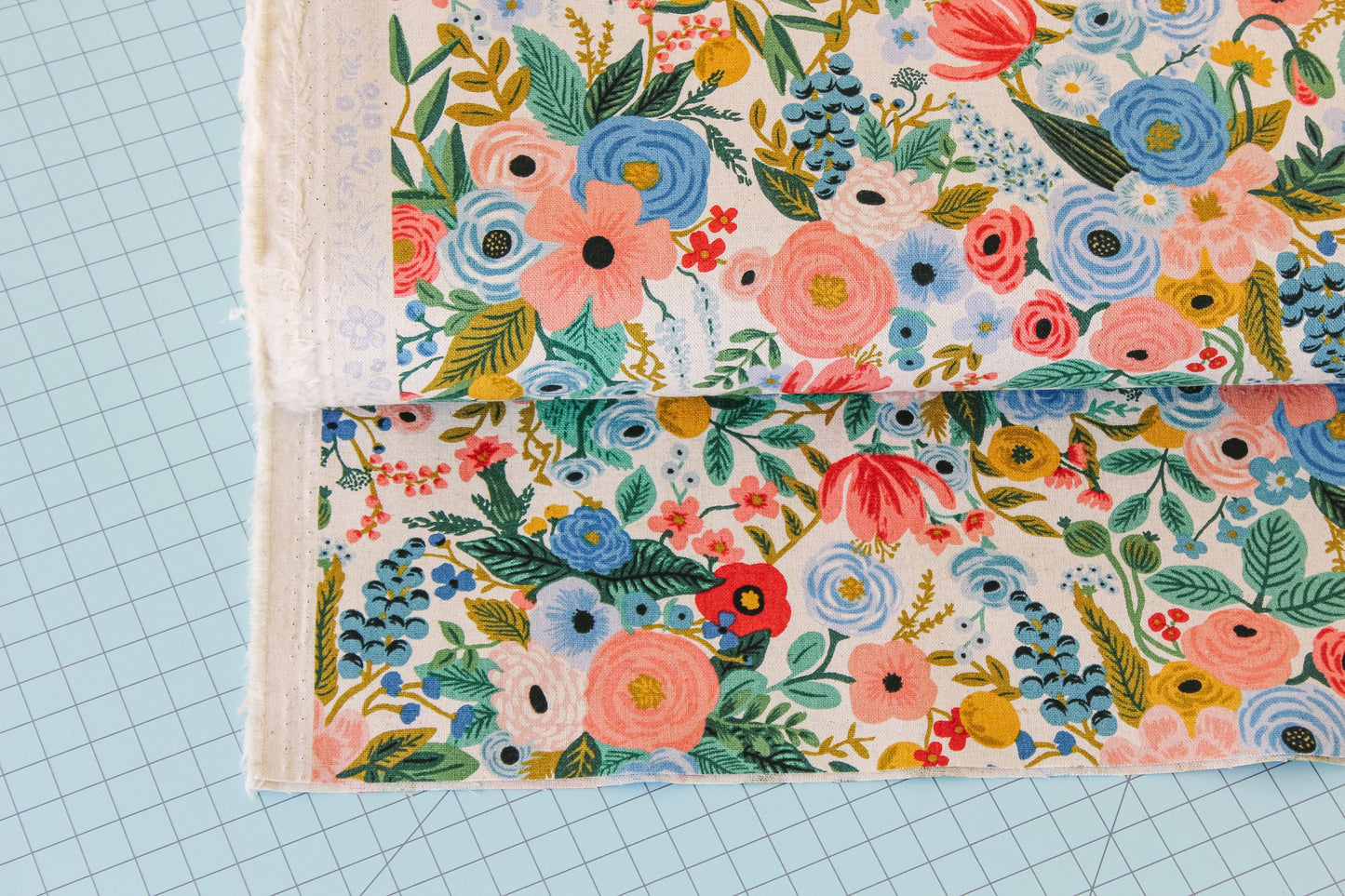 Garden Party Blue Canvas