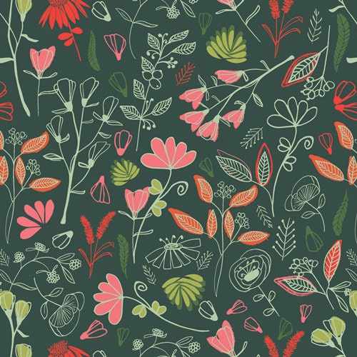 glowy-bosque-floral-cotton-fabric-alexandra-bordallo-quilting-cotton