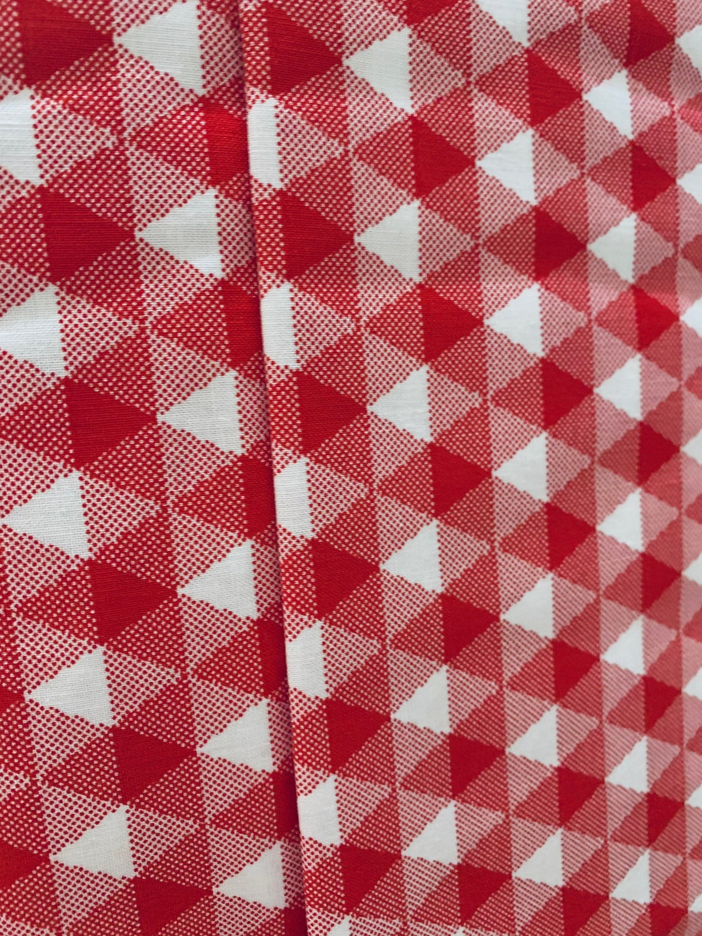 Red Triangle Gingham