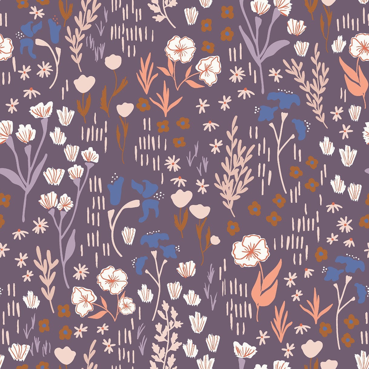 lilac-floral-cotton-fabric-dear-isla-meadow-print