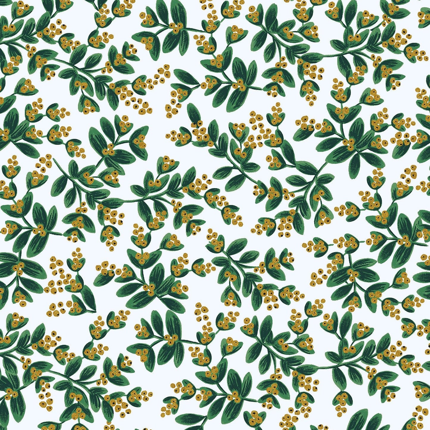 rifle-paper-co-mistletoe-fabric-white-metallic-holiday-cotton
