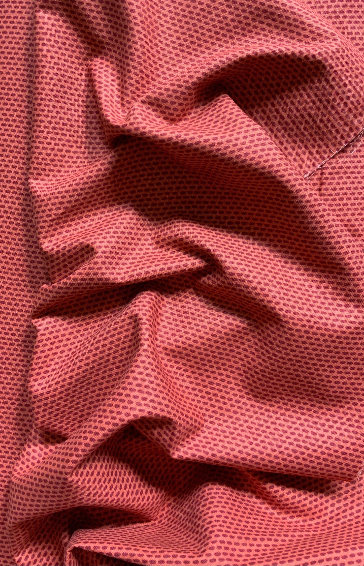 rosy-peach-dots-cotton-fabric-morning-dew-design