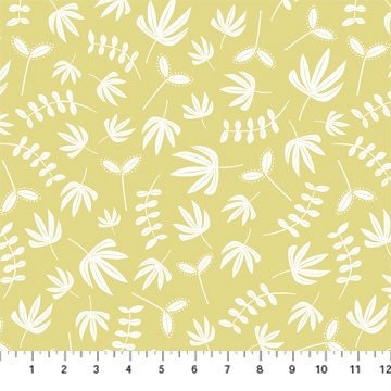 Grass Green Scandinavian Leaves