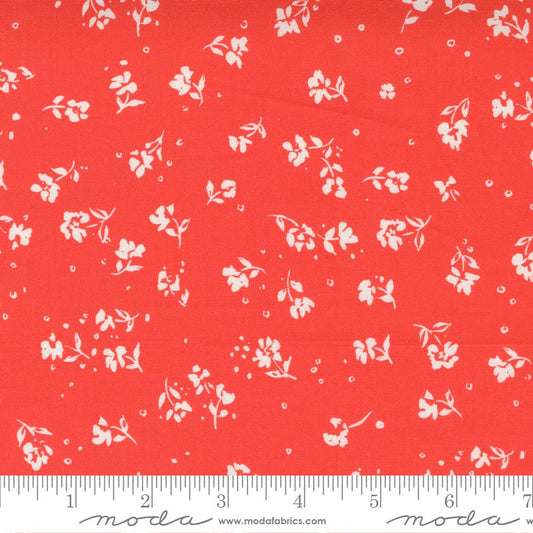 Lady Bird 11875-26 Geranium red floral red geranium fabric floral fabric fabric by the yard fat quarter half yard crystal manning