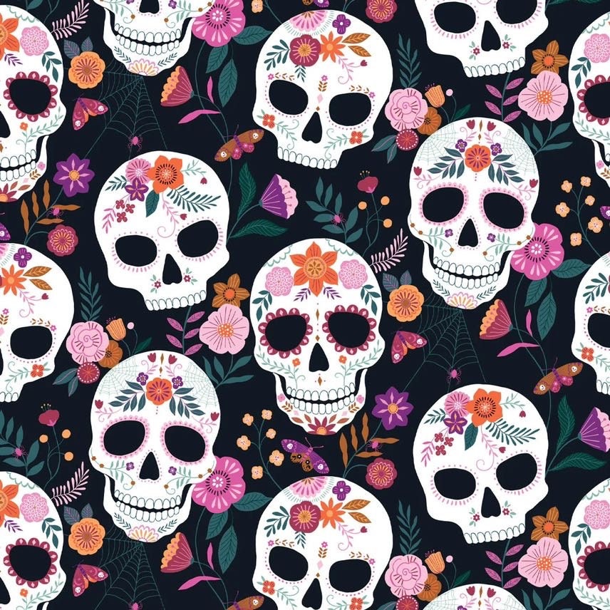 halloween-skulls-twil2116-day-of-the-dead-fabric-coco-fabric-halloween-fabric-festive-fall-fabric-halloweeen-fun
