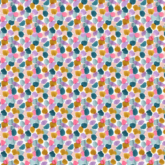 Dreamscape 90568-10 Abstract Rainbow spots pastel dots rainbow dots figo fabrics