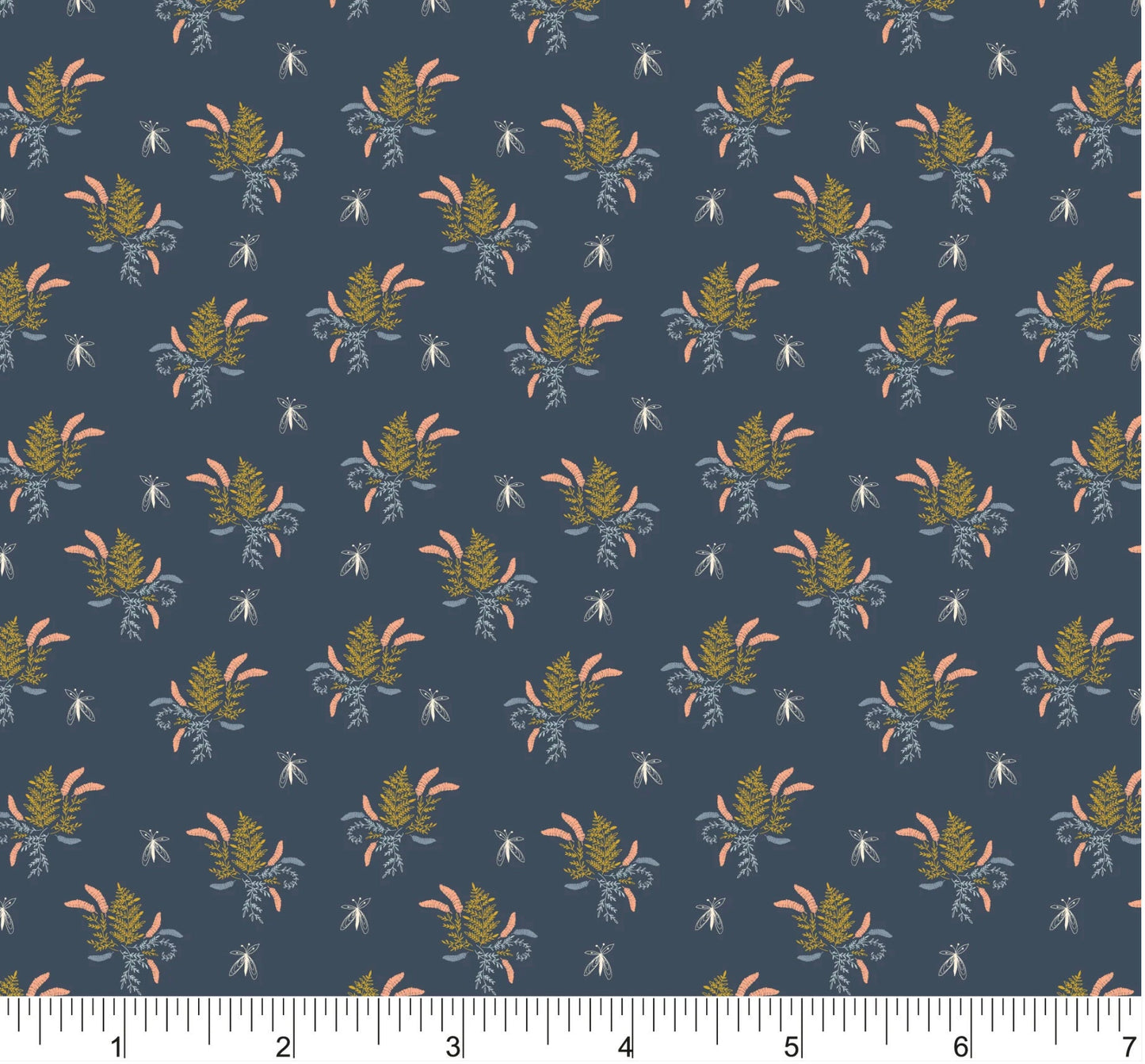 Royal Floral Navy