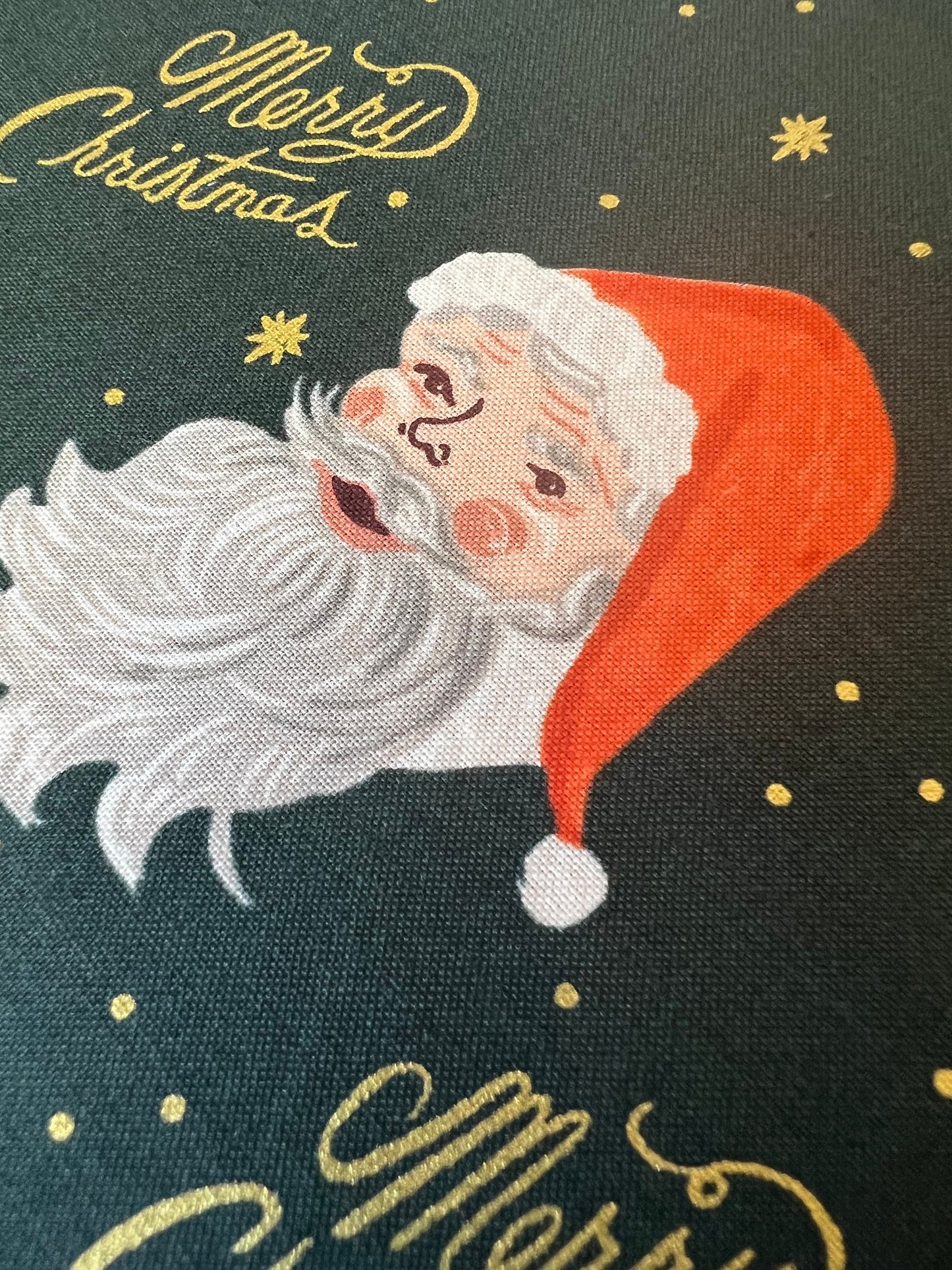Santa - Evergreen Metallic