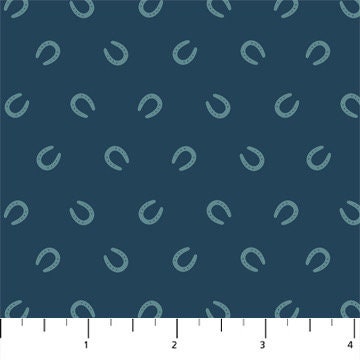 Horse hooves on navy