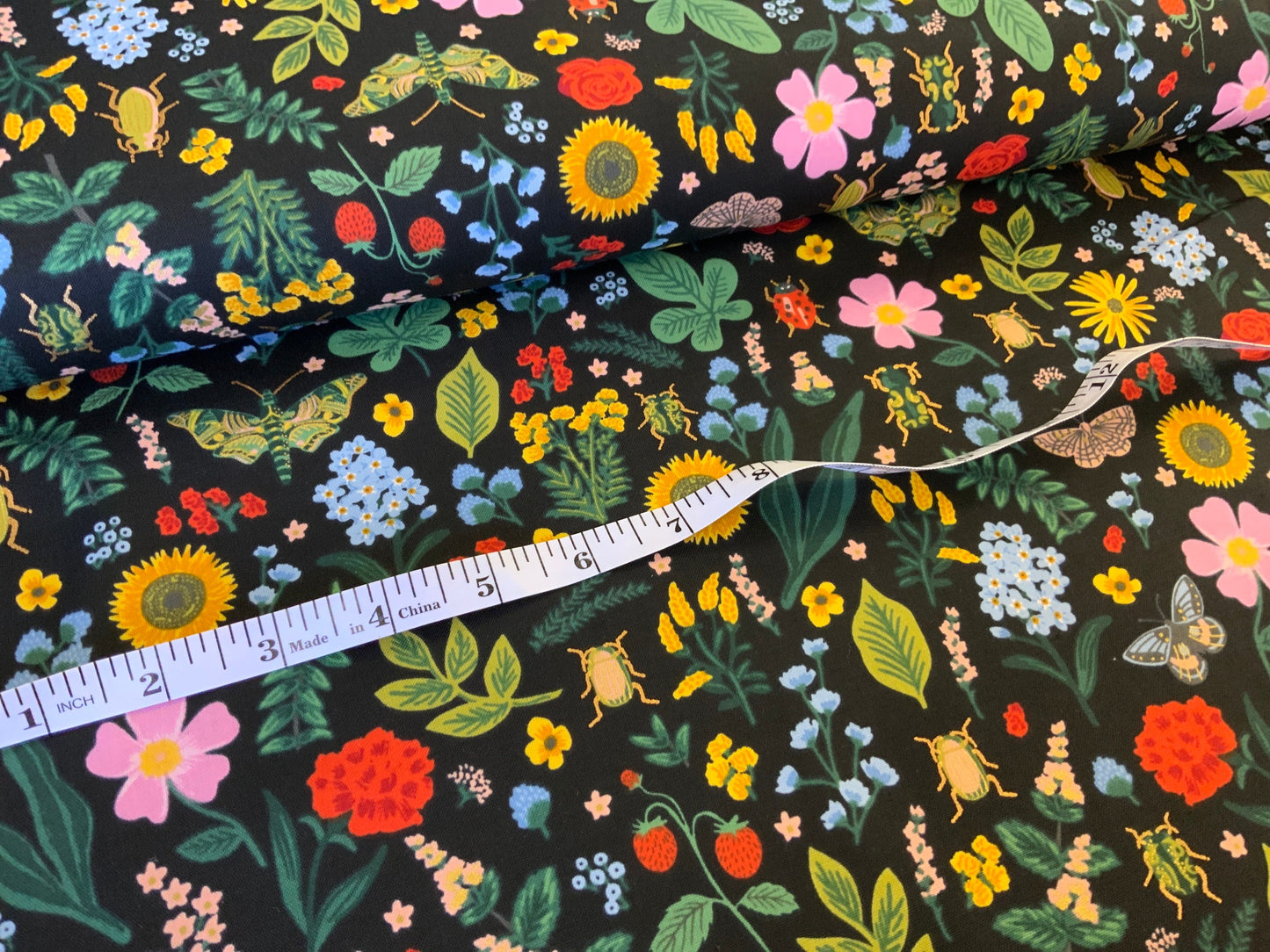 Curio - Black Metallic Fabric