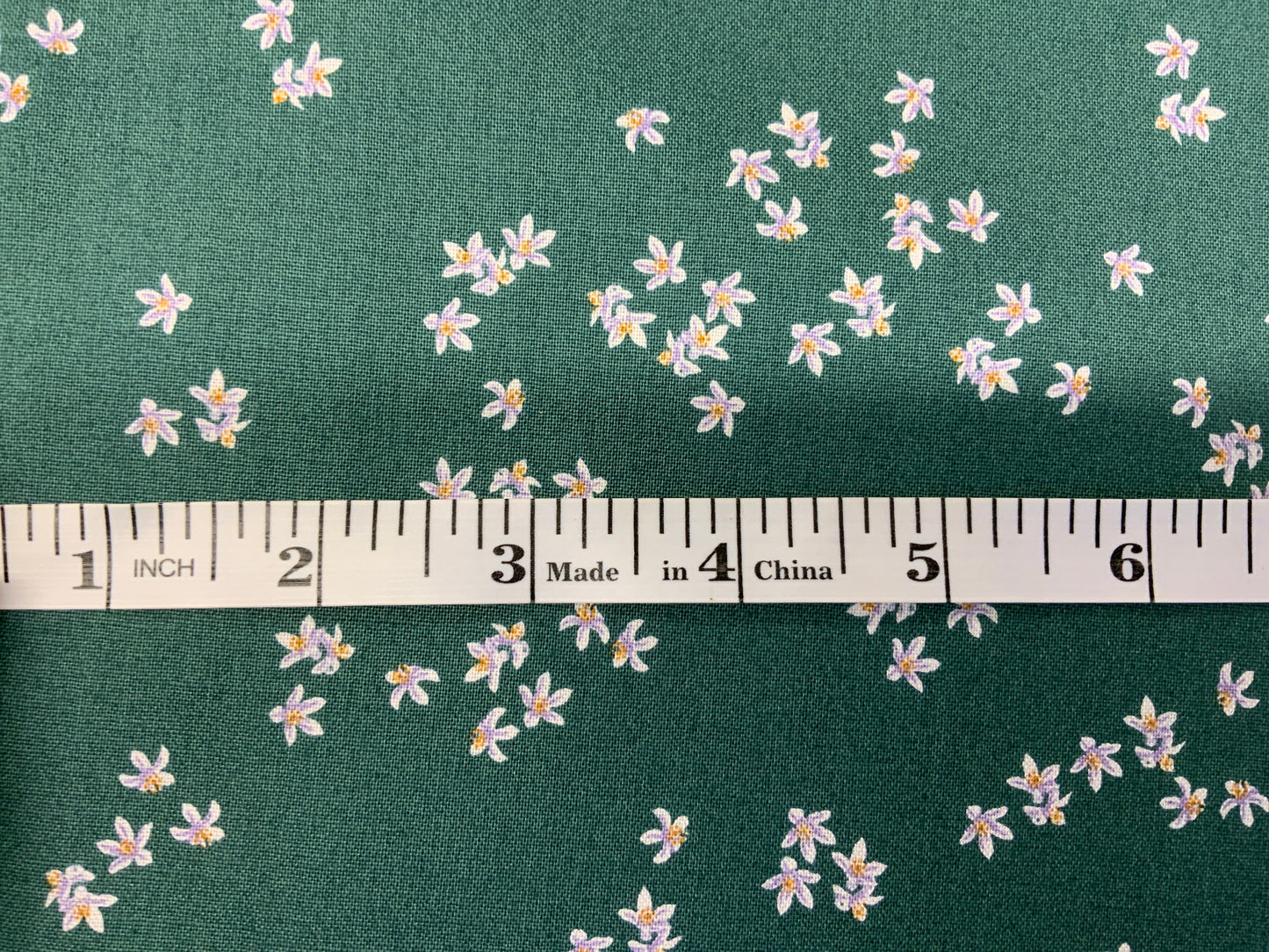 Ditsy Teal Floral