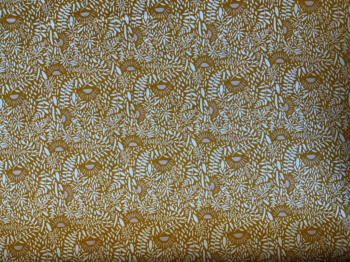 yellow-plants-cotton-fabric-half-sun-design