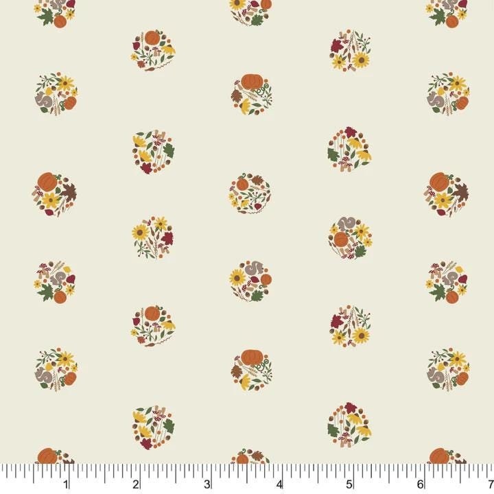 fall-floral-cotton-fabric-happy-harvest-circles-of-life
