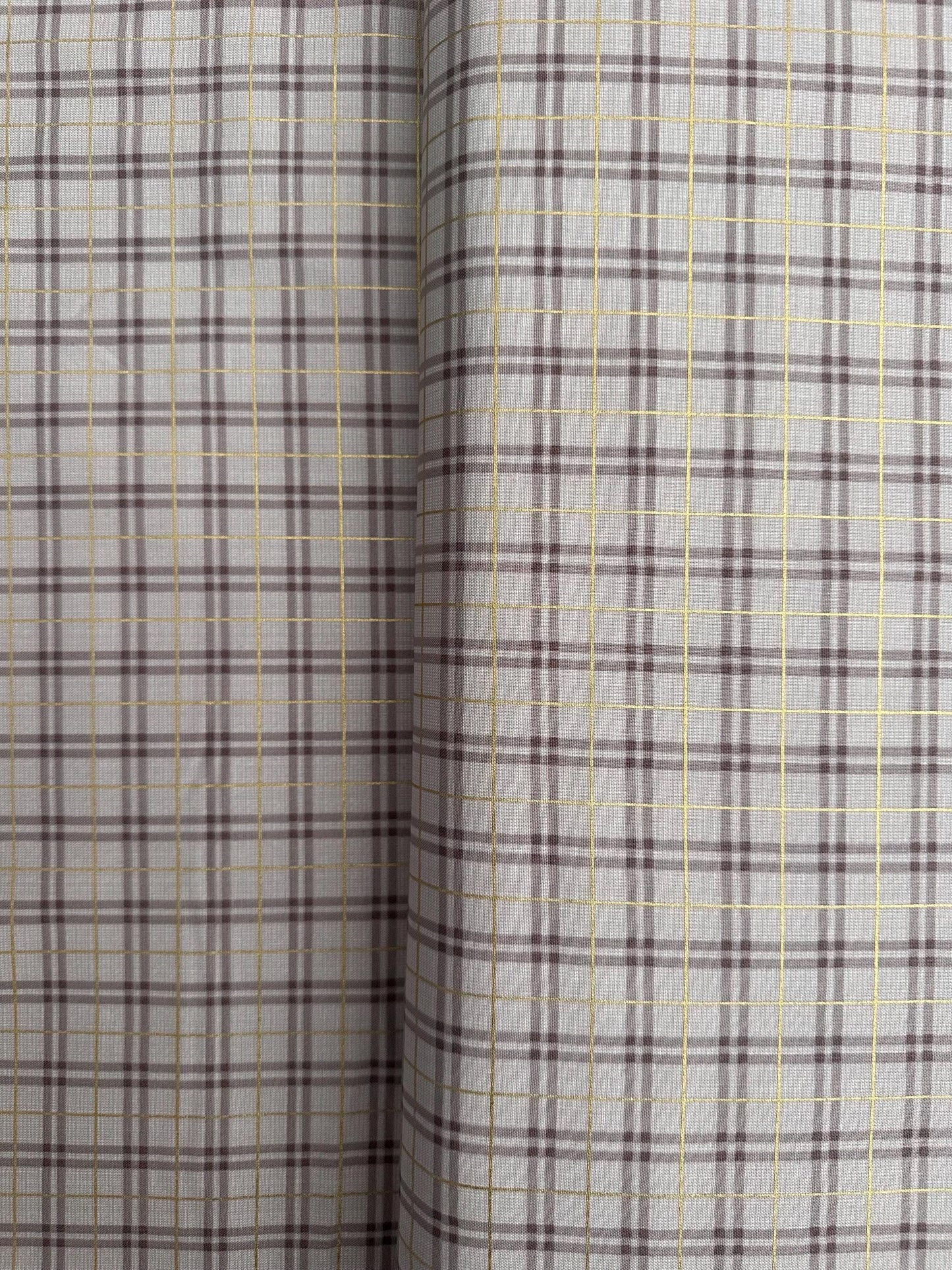 Winter Plaid Metallic
