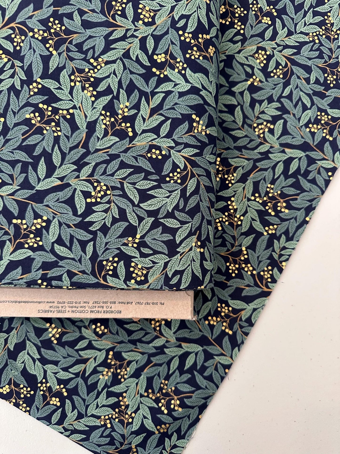 christmas-fabric-rifle-paper-co-holiday-classics-greenery-mistletoe-berry-gold