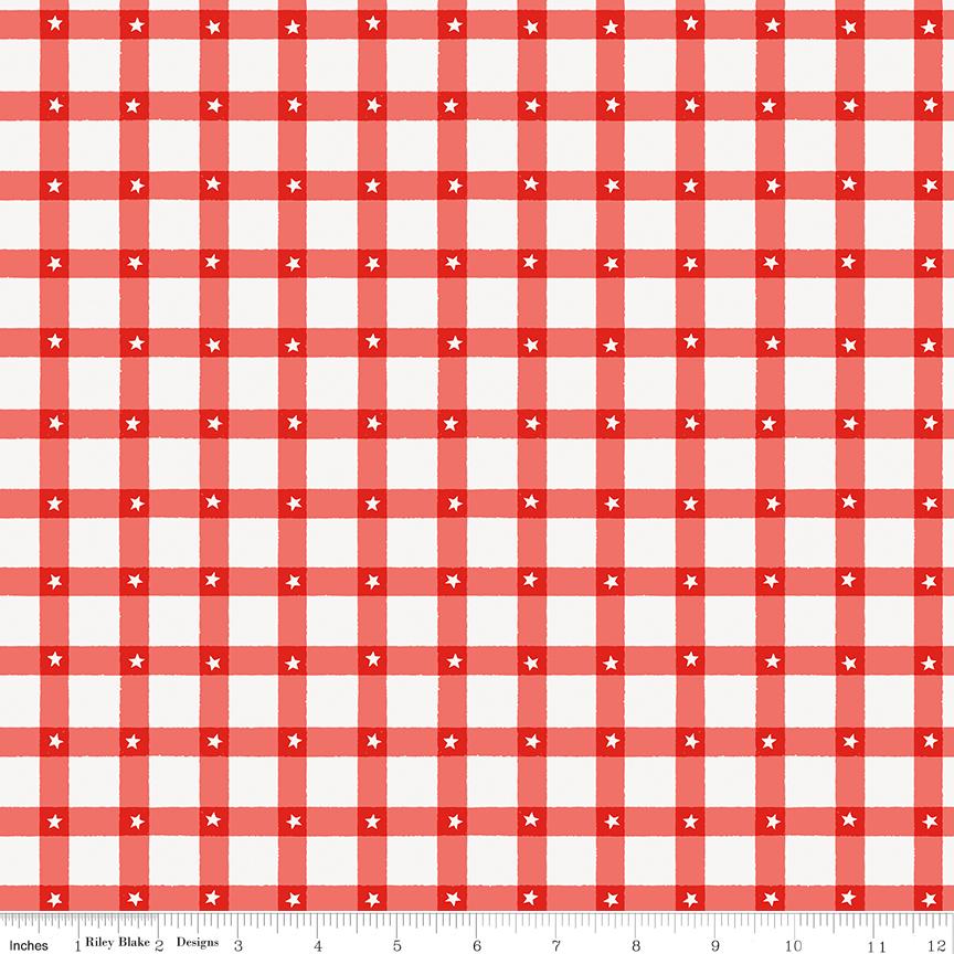 Firecracker Plaid Red Hen