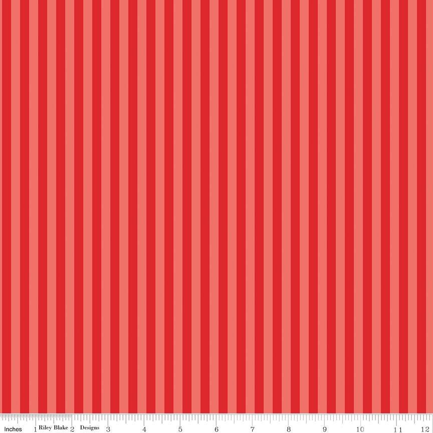 Firecracker Stripes Red Hen