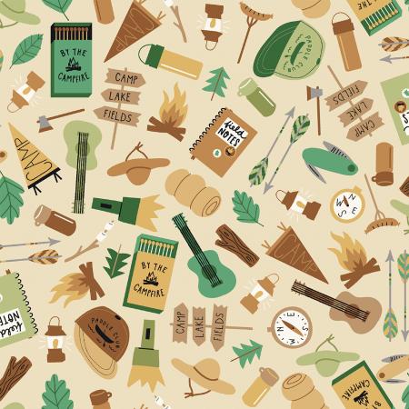 Campgear Khaki Fabric