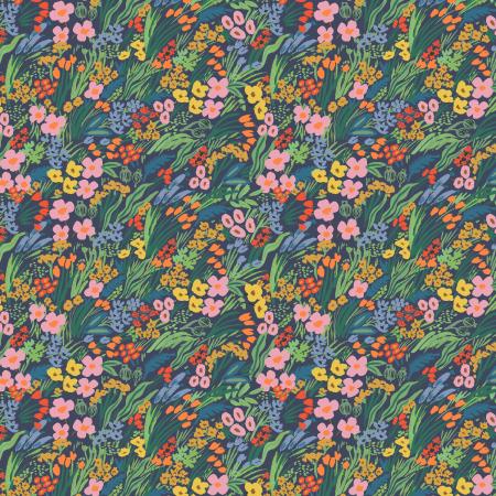 Rifle Paper Co. Floral Bramble Lea Multi Blue