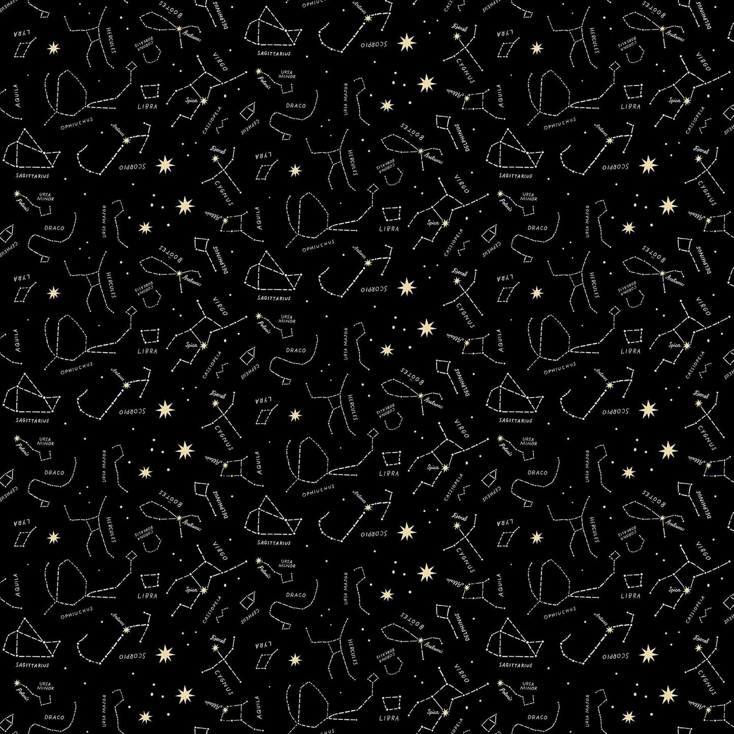 Celestial Black Constellations