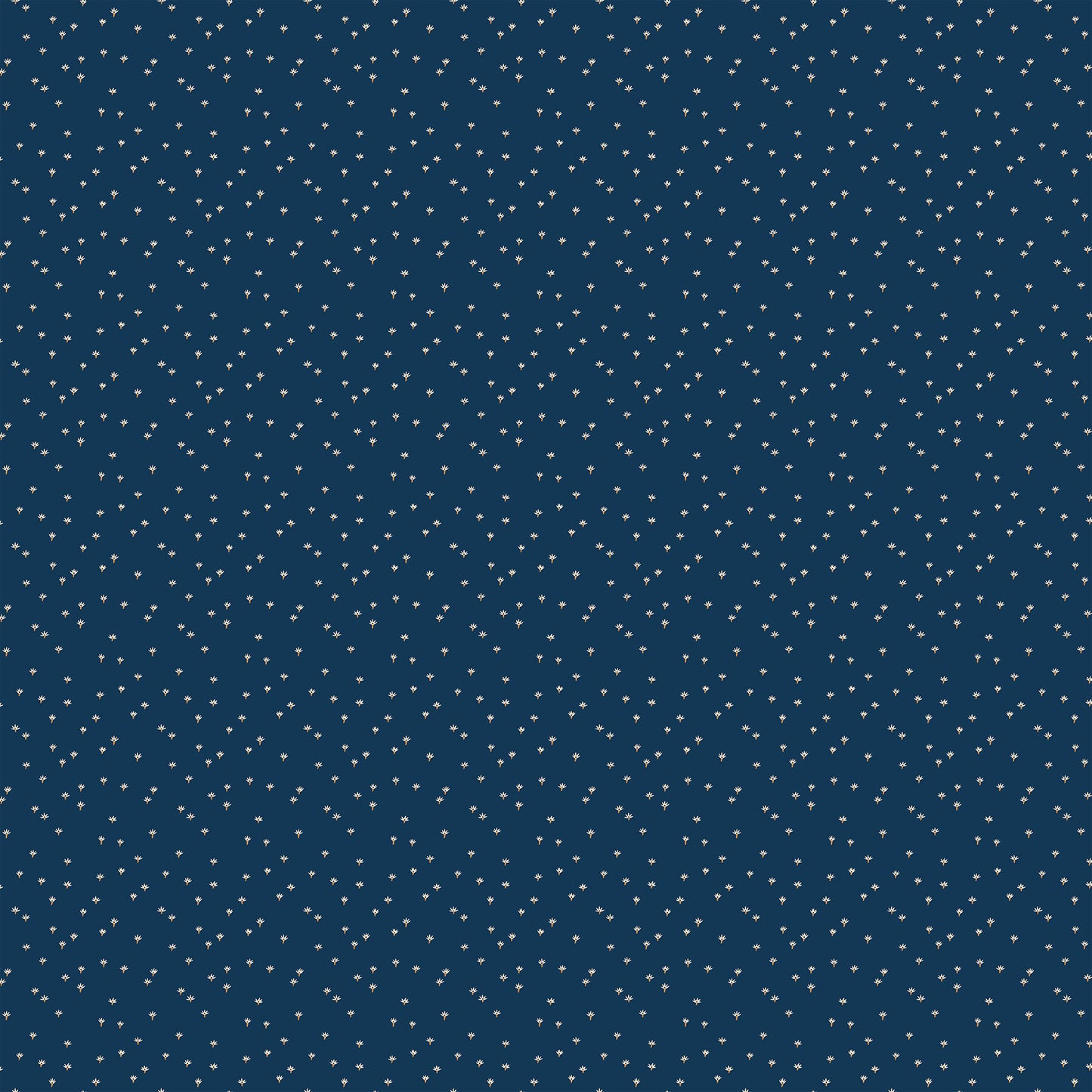 Prickly Pear Navy Ditsy Plants