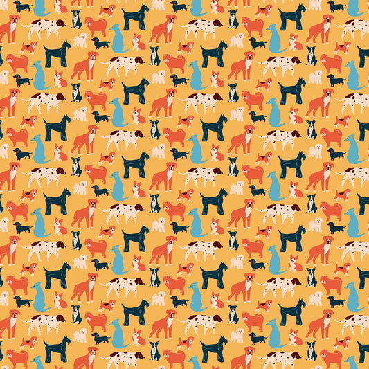 Simple Pleasure Yellow Multi Dogs