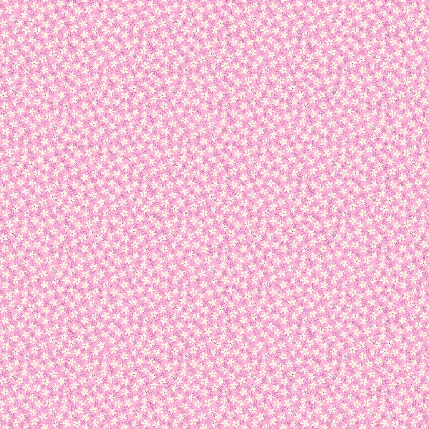 Primavera Pink Multi Peony Outline