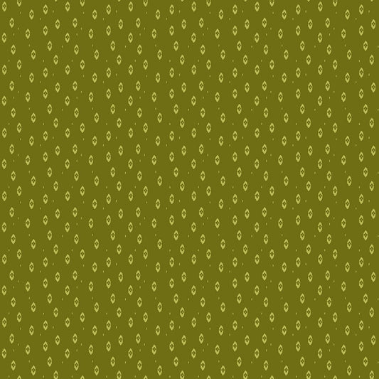 Summer's End Green Ikat