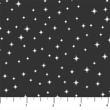 Peppermint Stars Black