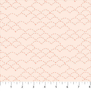 Hand Stitched Hills Pink