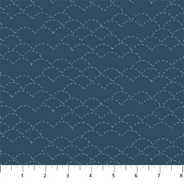 Hand Stitched Hills Navy