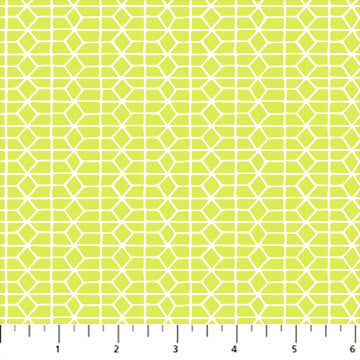 Hand Stitched Woven Lime Green