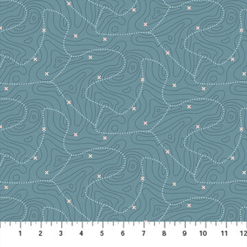 Around the Campfire Constellations Teal