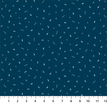 Around the Campfire Doodles Navy