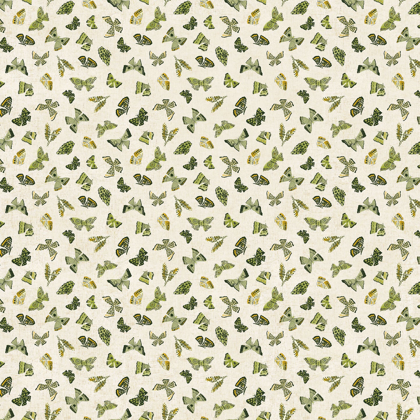 Wildflower Green Multi Butterflies