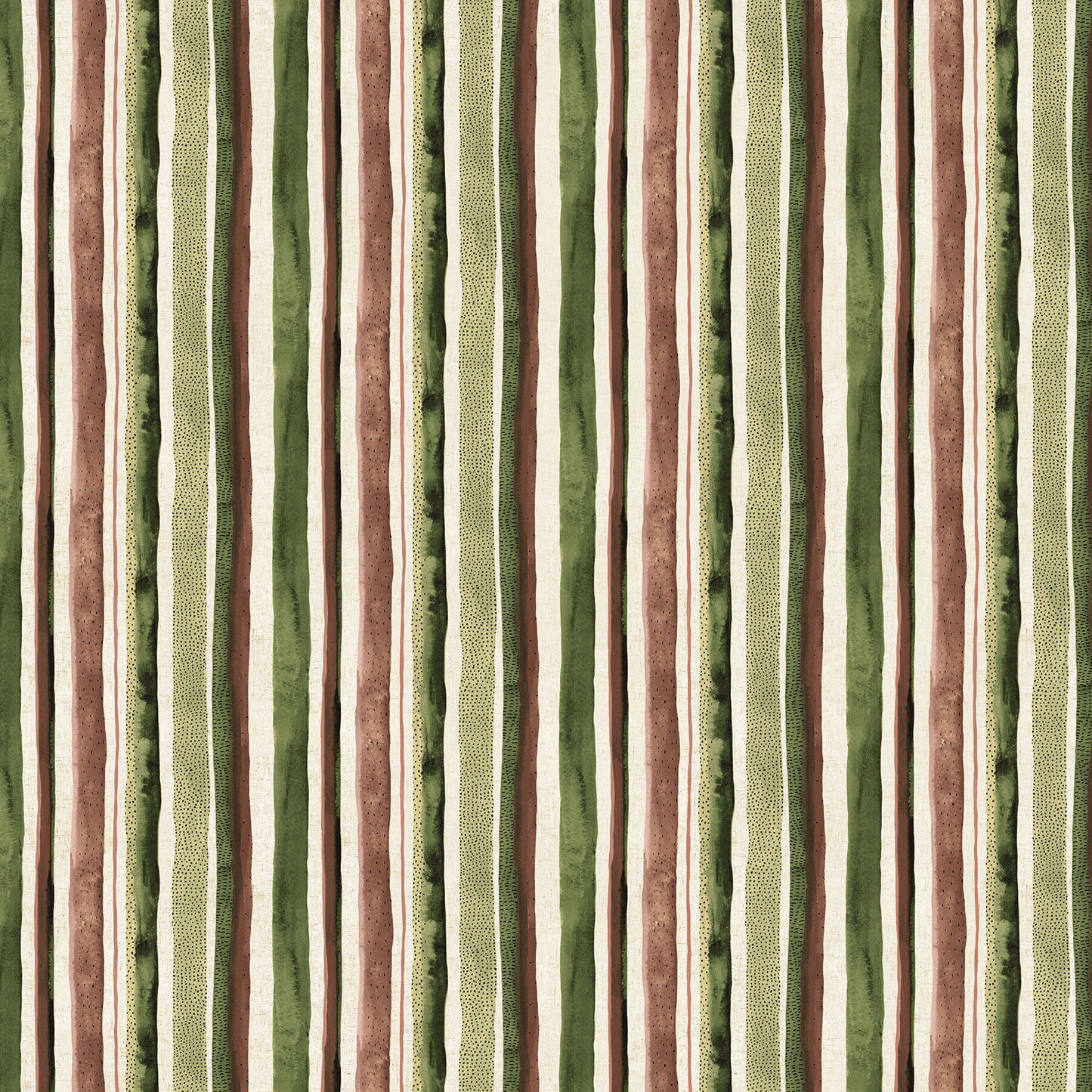 Wildflower Green Multi Stripes