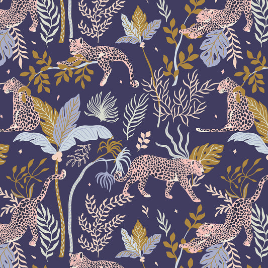 Magic of Serengeti Leopard Navy