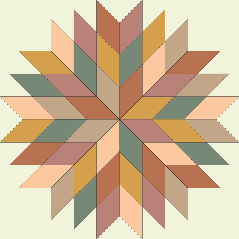 Homestead Star Desert Quilt Kit