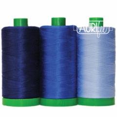 Aurifil Shark Blue Builder Box 40 wt