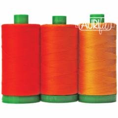 Aurifil Tiger Orange Builder Box 40 wt