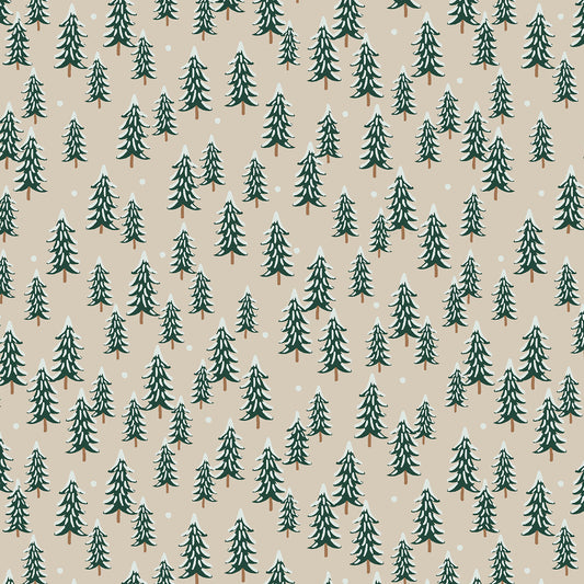 Holiday Classics Fir Trees Linen