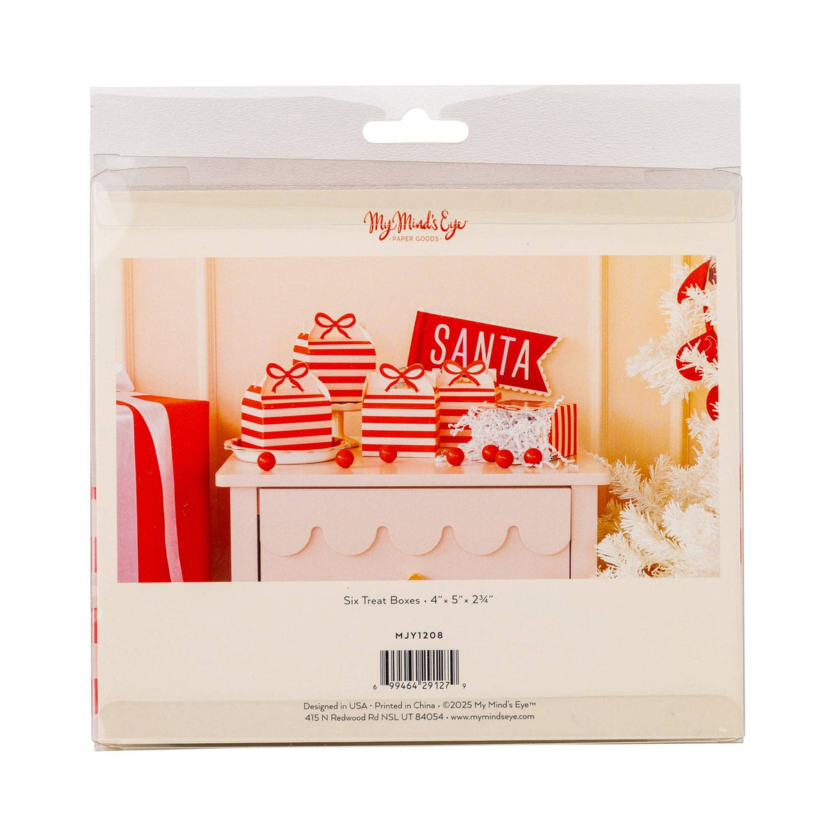 MJY1208 - Red and Pink Gable Boxes