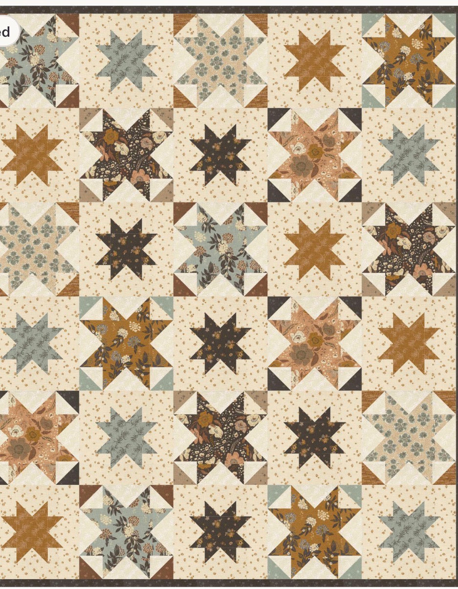 Britta Quilt Kit Featuring Wellspring Collection Fancy That Designs Quilt kit with fabric