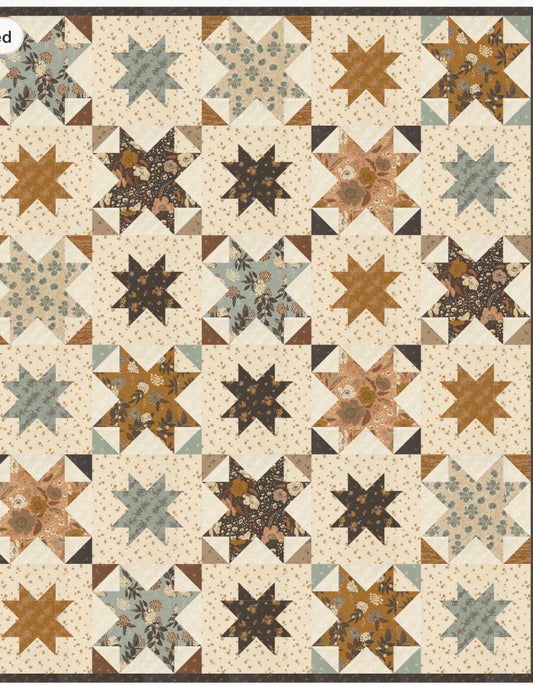 Britta Quilt Kit Featuring Wellspring Collection Fancy That Designs Quilt kit with fabric