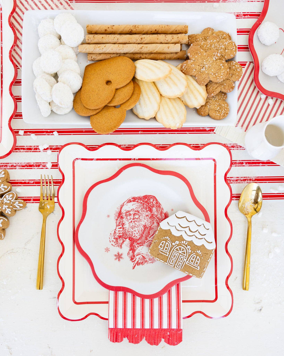 WNT1220 - Red Striped Table Runner