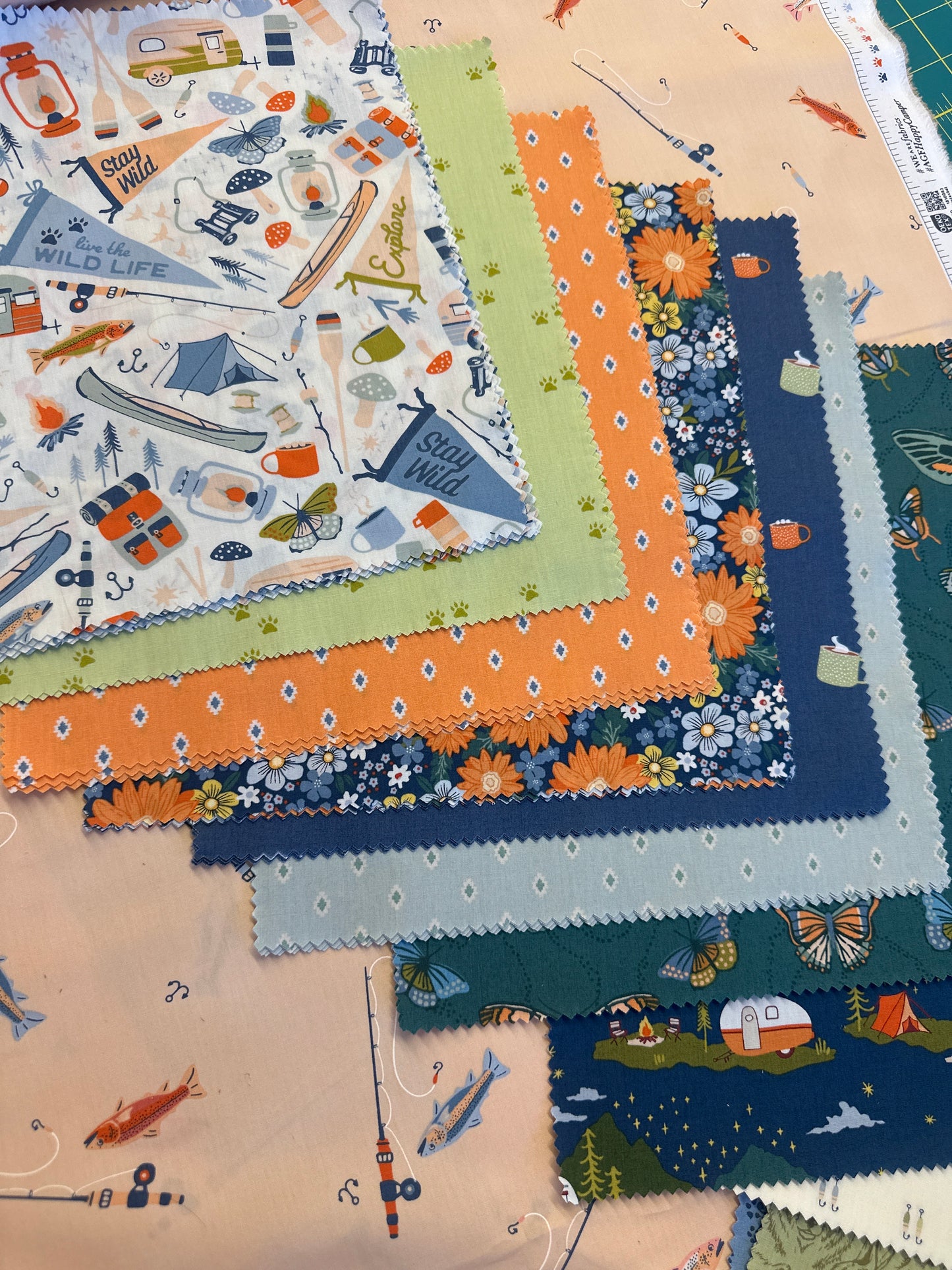 Happy Camper 10” squares