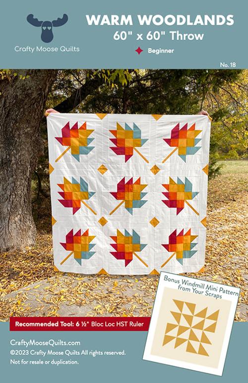 Warm Woodlands CMQ 18 Crafty Moose Quilt